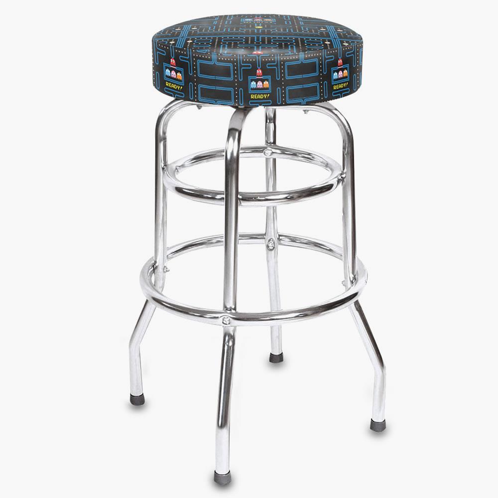 30″ Stool For The Authentic Pac-Man Arcade And Beverage Cooler  |   Arcade & Rec Room Arcade & Rec Room Arcade & Rec Room