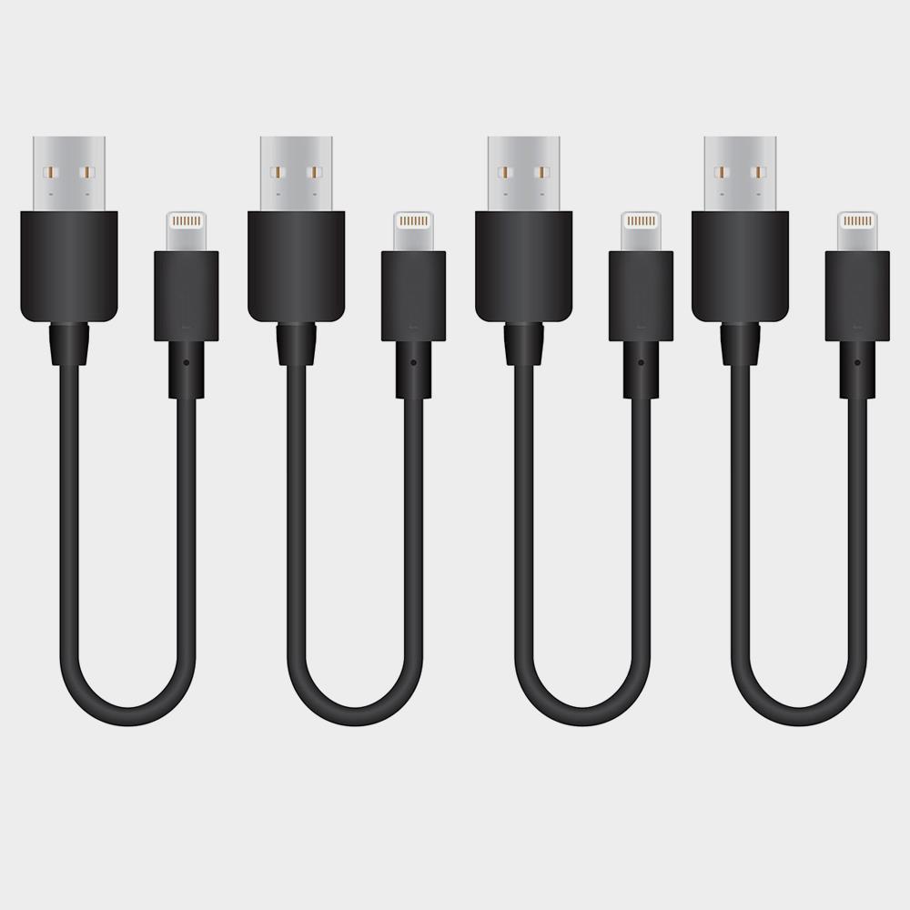 Lightning Cables For The 7 or 8 Device Charging Station (Black)  |   Phone & Tablet Accessories Phone & Tablet Accessories Phone & Tablet Accessories