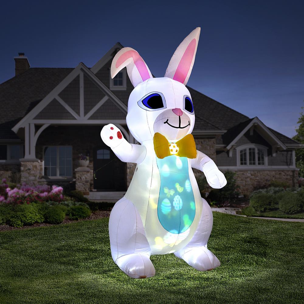 The 15′ Inflatable Lightshow Easter Bunny  |   Spring Décor HOLIDAY Spring Décor