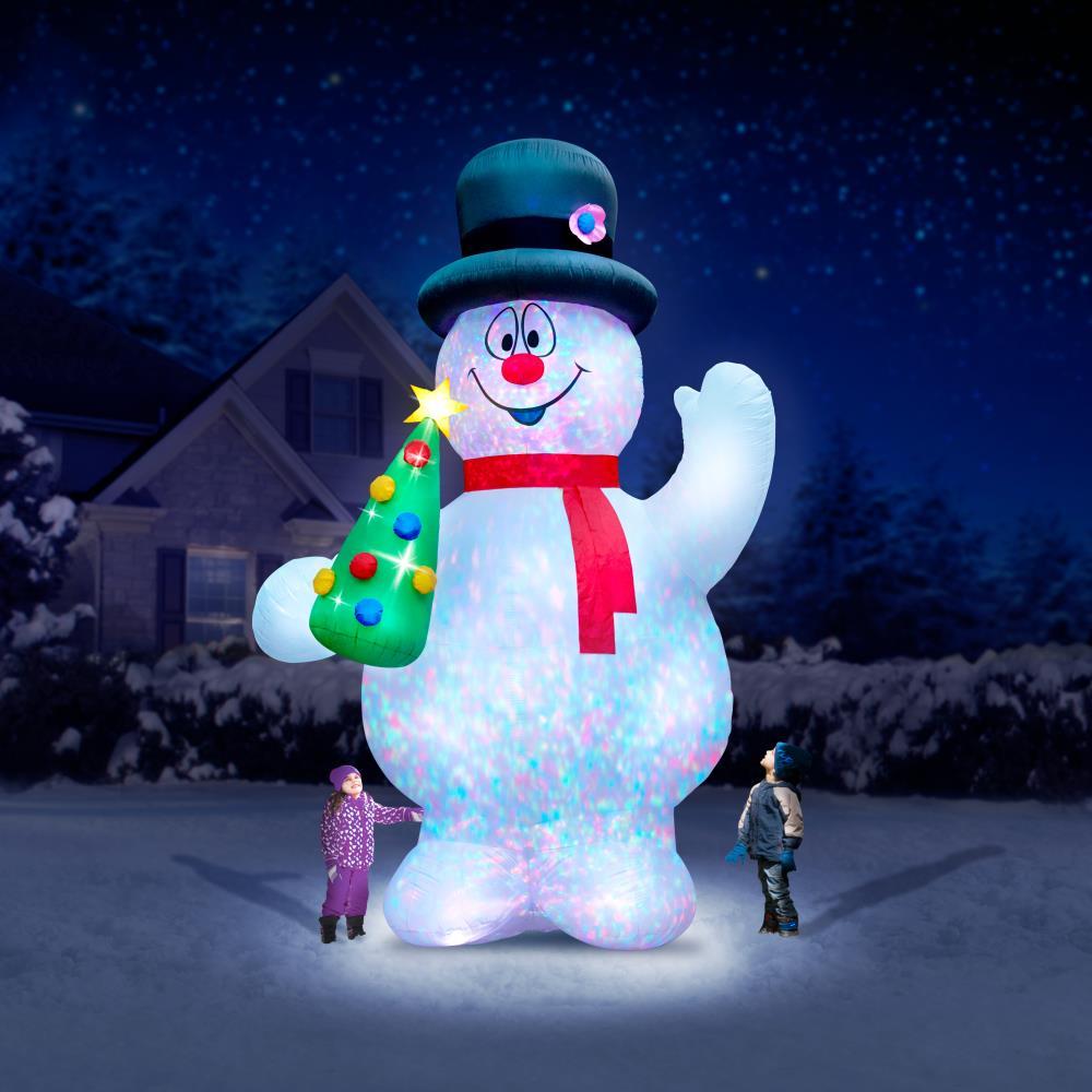 The 16′ Frosty The Snowman Lightshow  |   Holiday Inflatables HOLIDAY Holiday Inflatables