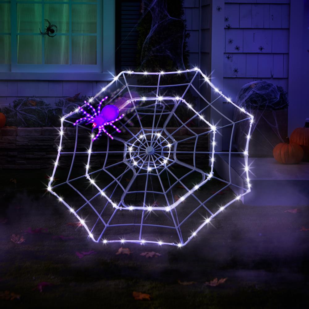 The 4′ Animated Crawling Spider’s Web  |   Outdoor Decorations HOLIDAY Outdoor Decorations