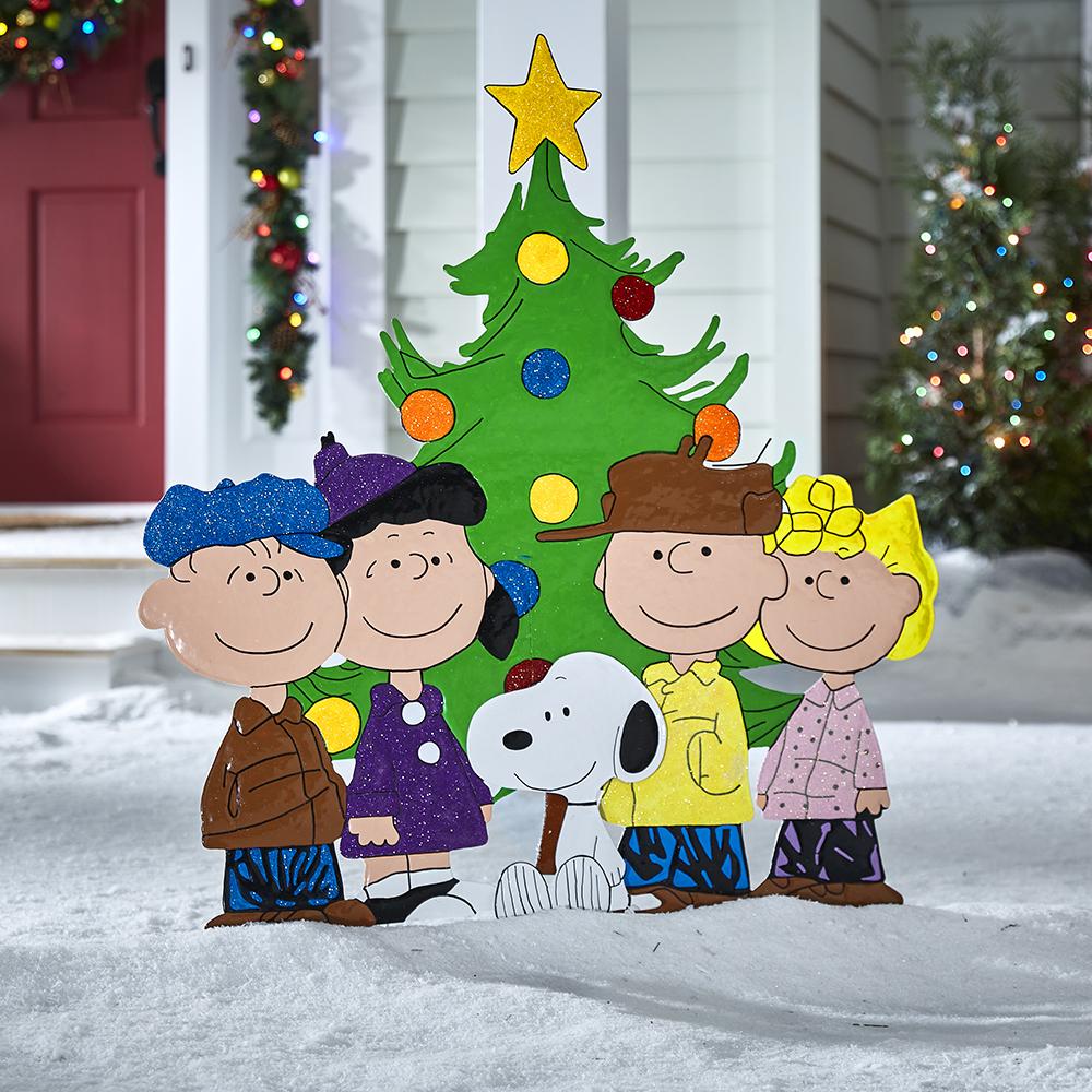 The 42″ Outdoor Peanuts Scene  |   Outdoor Decorations HOLIDAY Outdoor Decorations