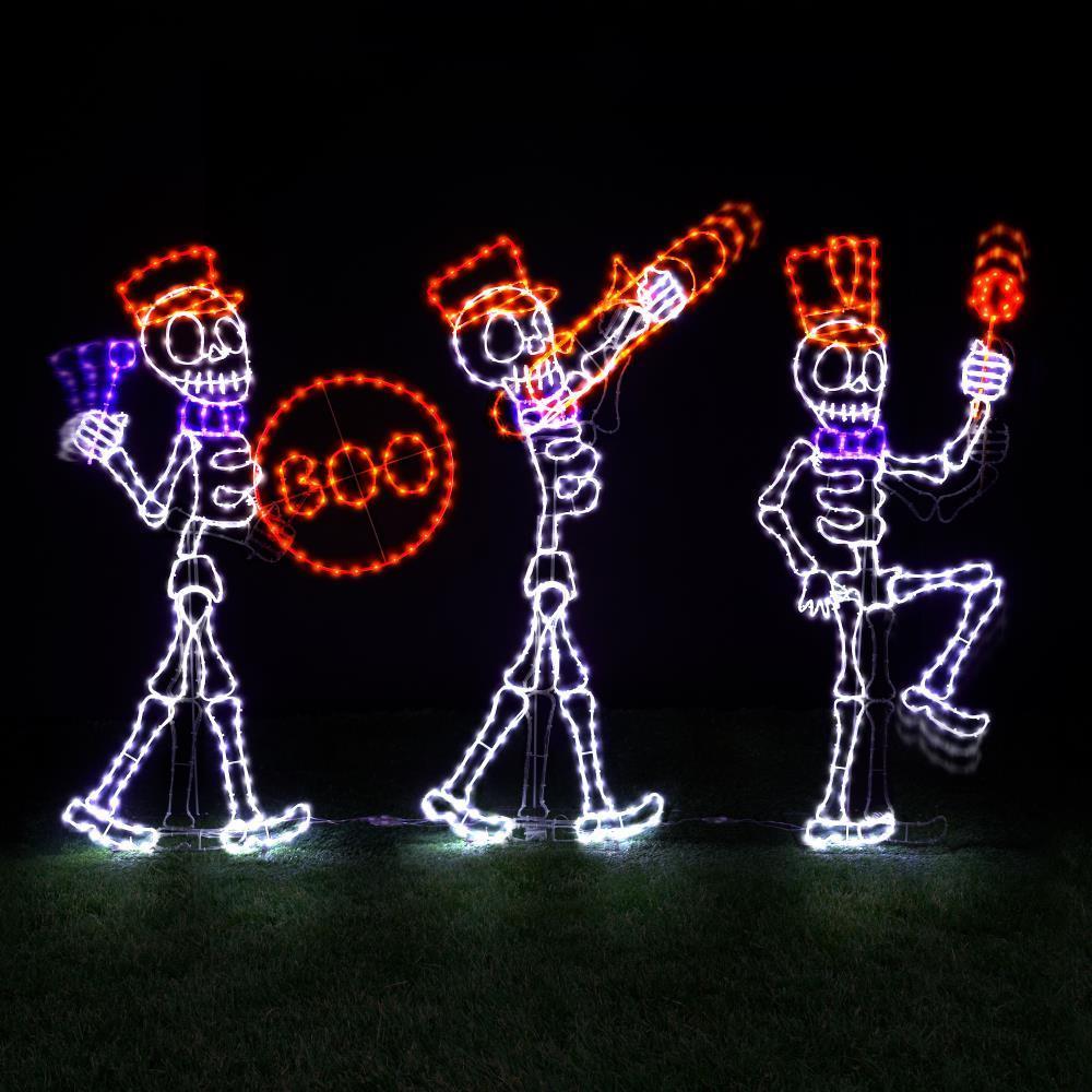 The 5′ Skeleton Marching Band  |   Outdoor Holiday Décor OUTDOOR Outdoor Holiday Décor