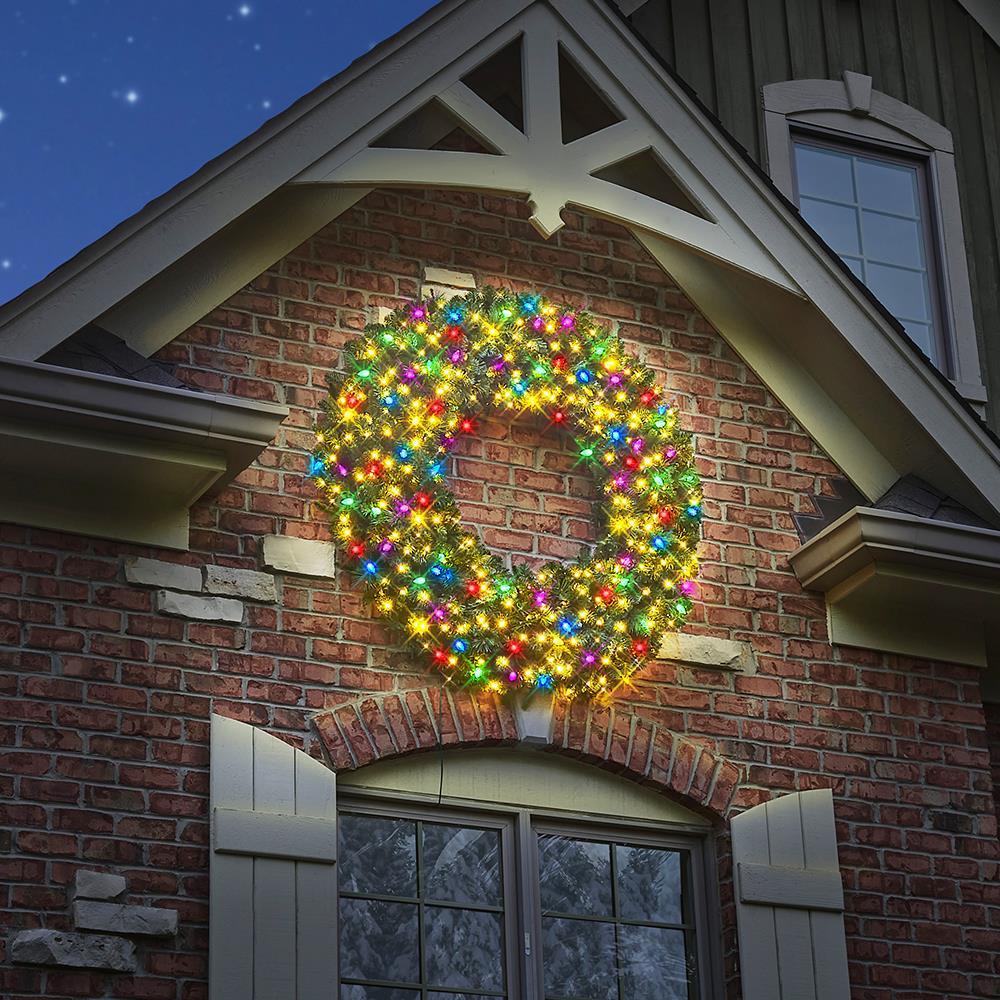 The 60″ Ultrabright Estate Wreath  |   Wreaths & Garlands HOLIDAY Wreaths & Garlands