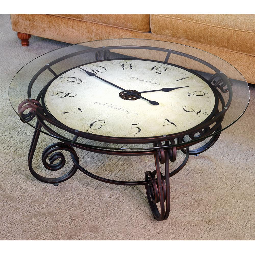 The Analog Clocktail Table  |   Home Decorating HOME Home Decorating