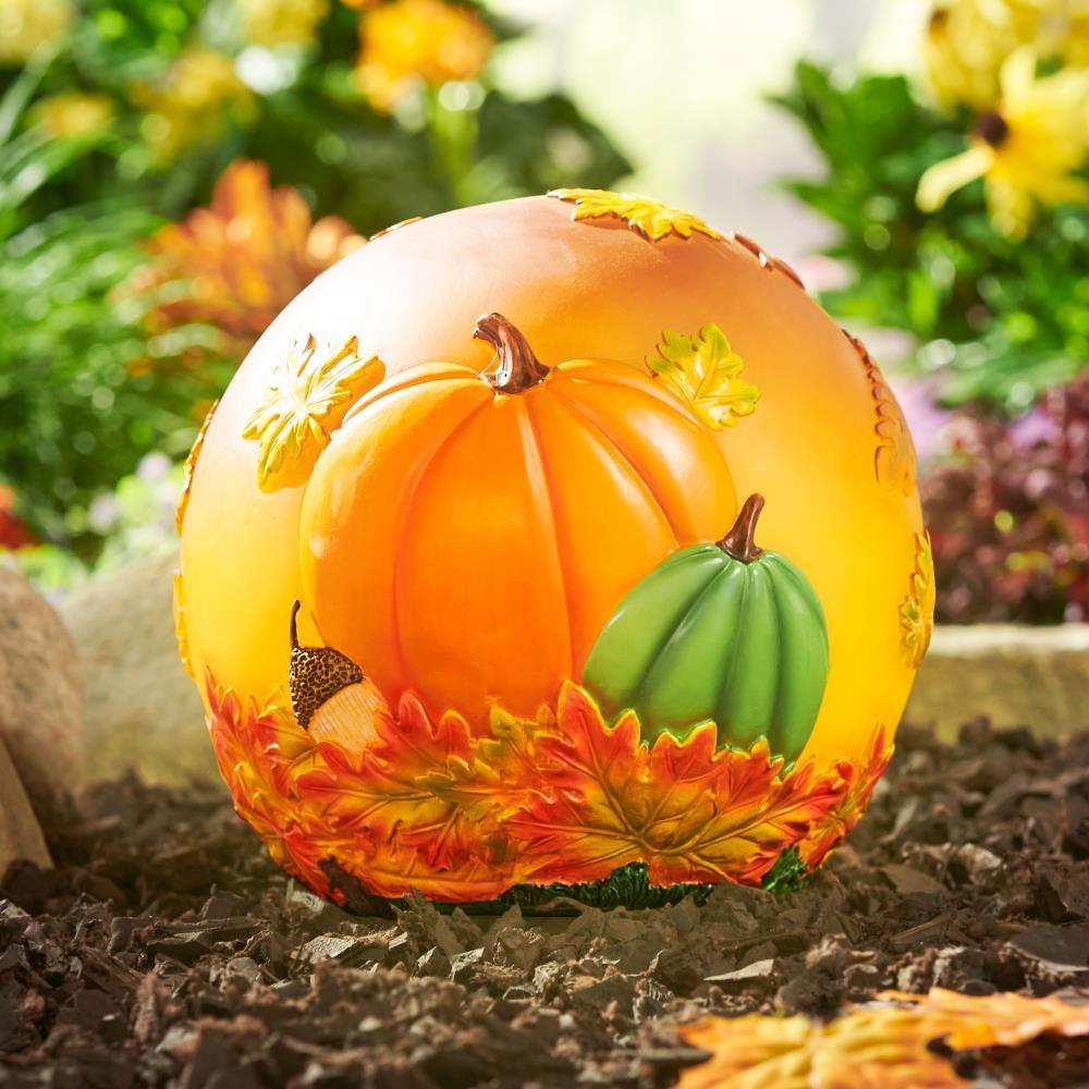 The Cordless Illuminated Harvest Sphere  |   Outdoor Decorations HOLIDAY Outdoor Decorations