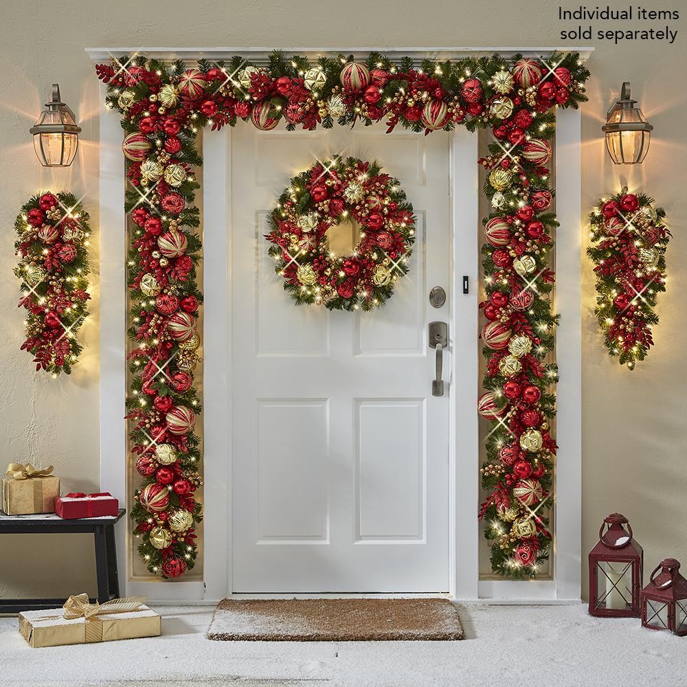 The Cordless Prelit Kensington Holiday Trim  |   Wreaths & Garlands HOLIDAY Wreaths & Garlands