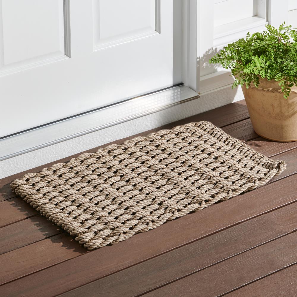 The Durable Nautical Rope Doormat  |   Outdoor Lighting & Décor OUTDOOR Outdoor Lighting & Décor