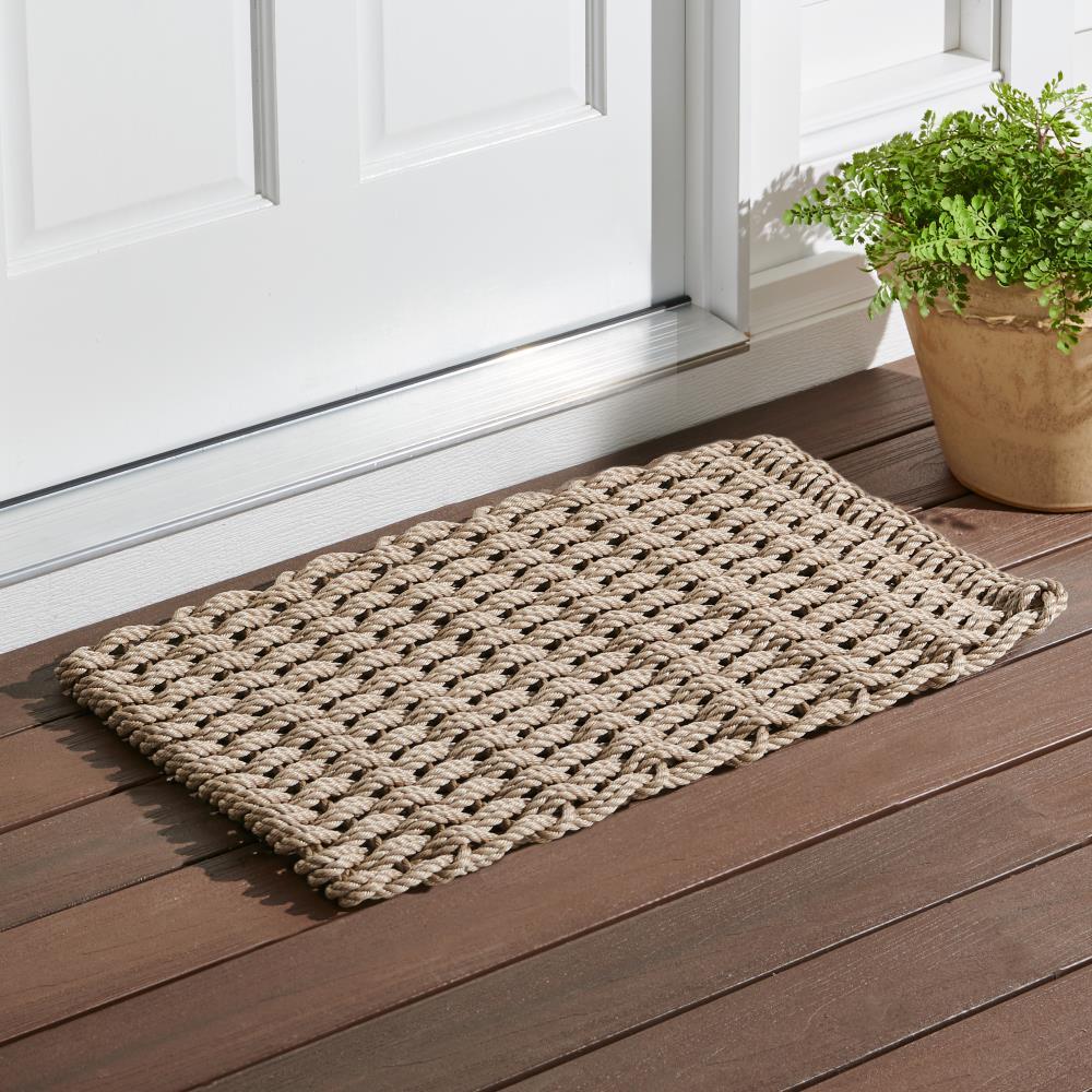 The Durable Nautical Rope Doormat  |   Outdoor Lighting & Décor OUTDOOR Outdoor Lighting & Décor