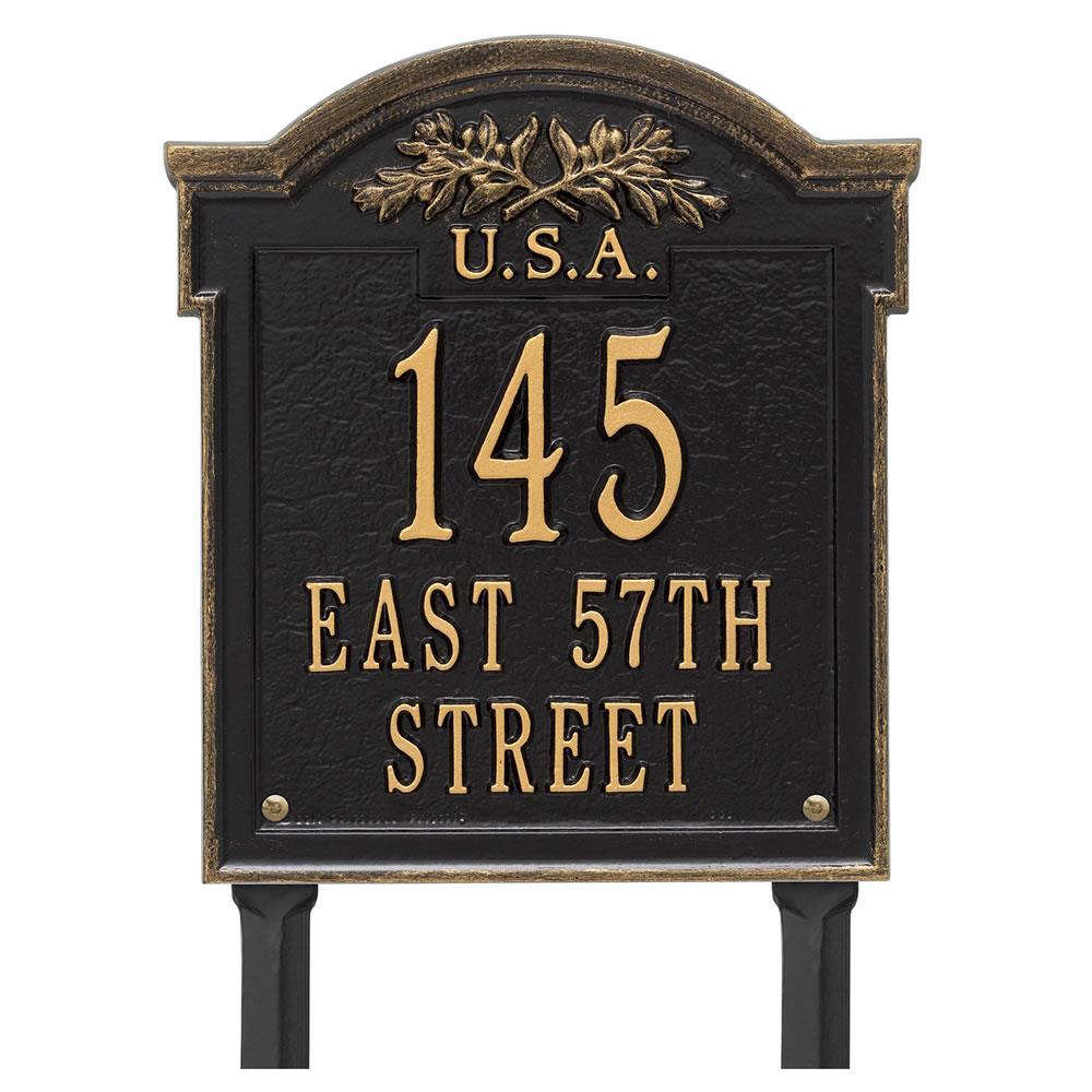 The Franklin Landmark Address Lawn Plaque  |   Outdoor Lighting & Décor OUTDOOR Outdoor Lighting & Décor