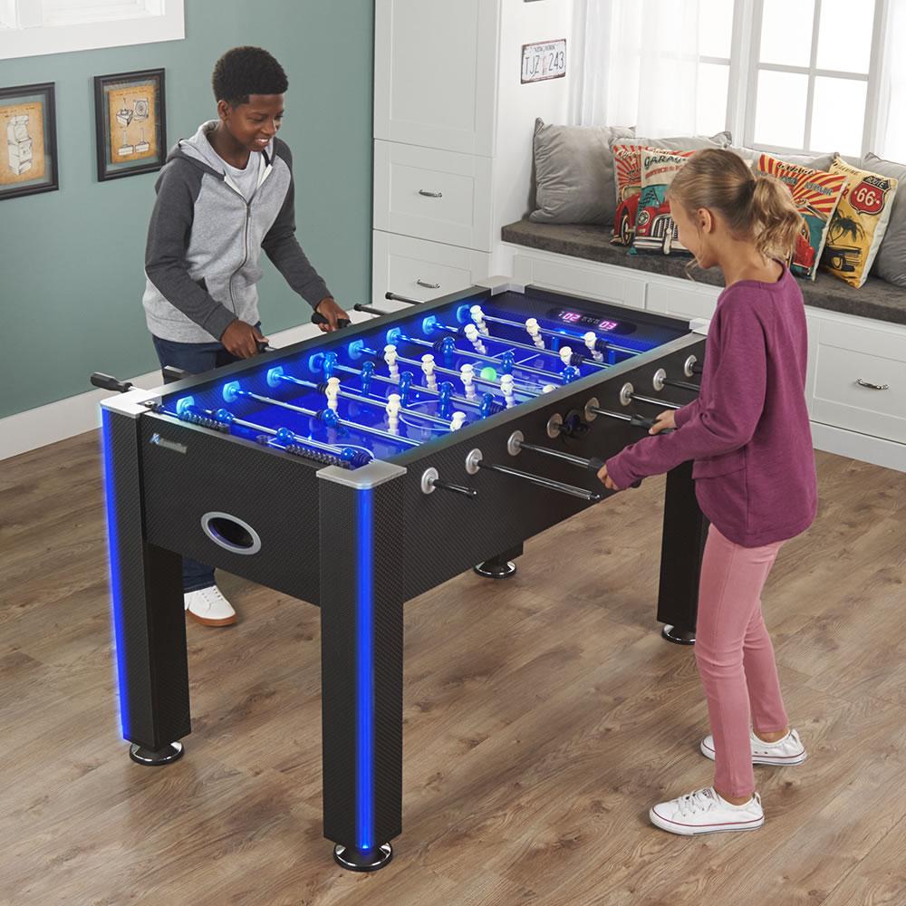 The Glowing Foosball Table  |   Games Games Games