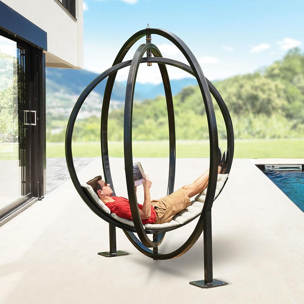 The Gyroscopic Hammock  |   Outdoor Furniture OUTDOOR Outdoor Furniture