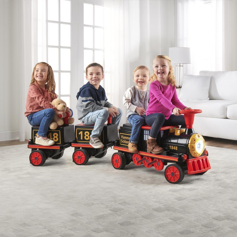 The Hammacher Schlemmer Four Passenger Electric Ride On Train  |   Classic Toys Classic Toys Classic Toys