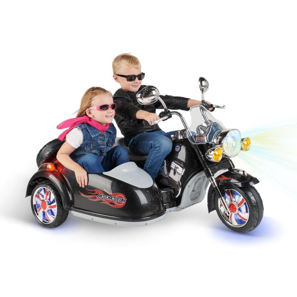 The Hammacher Schlemmer Ride On Sidecar Motorcycle  |   Bicycles & Ride Ons Bicycles & Ride Ons Bicycles & Ride Ons