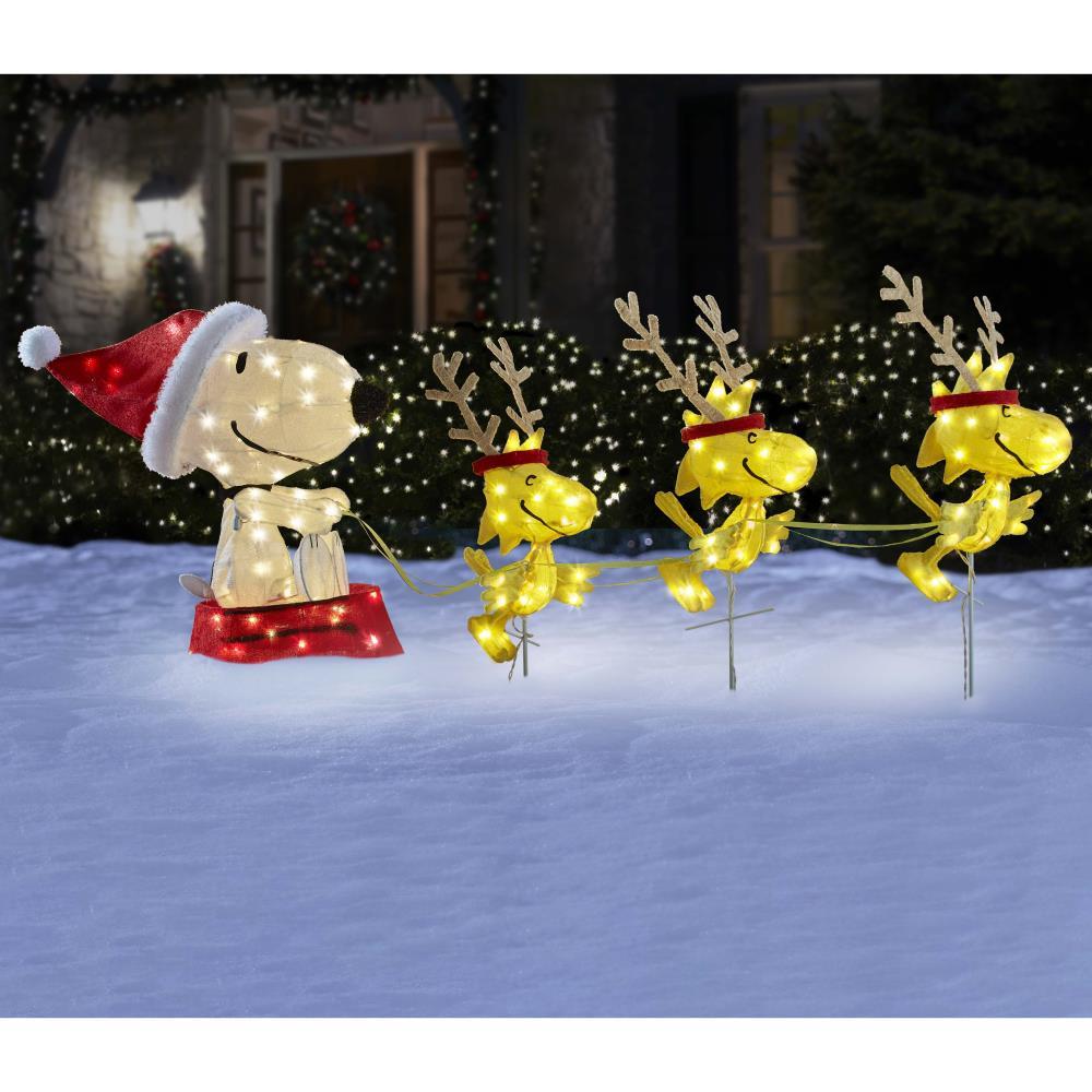 The Illuminated Snoopy Christmas Delivery  |   Outdoor Decorations HOLIDAY Outdoor Decorations