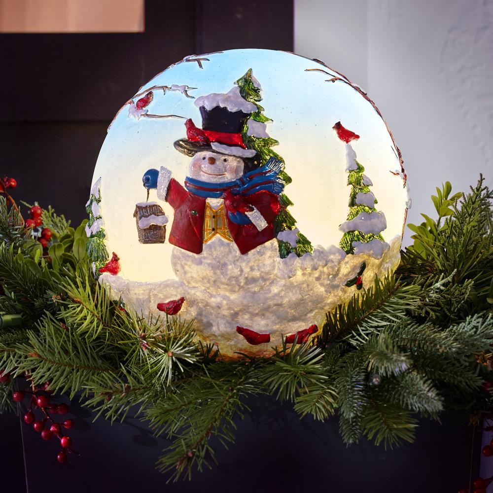 The Illuminated Snowman Sphere  |   Outdoor Decorations HOLIDAY Outdoor Decorations