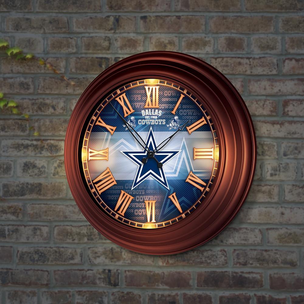 The Indoor/Outdoor Illuminated NFL Clock  |   Sports Sports Sports