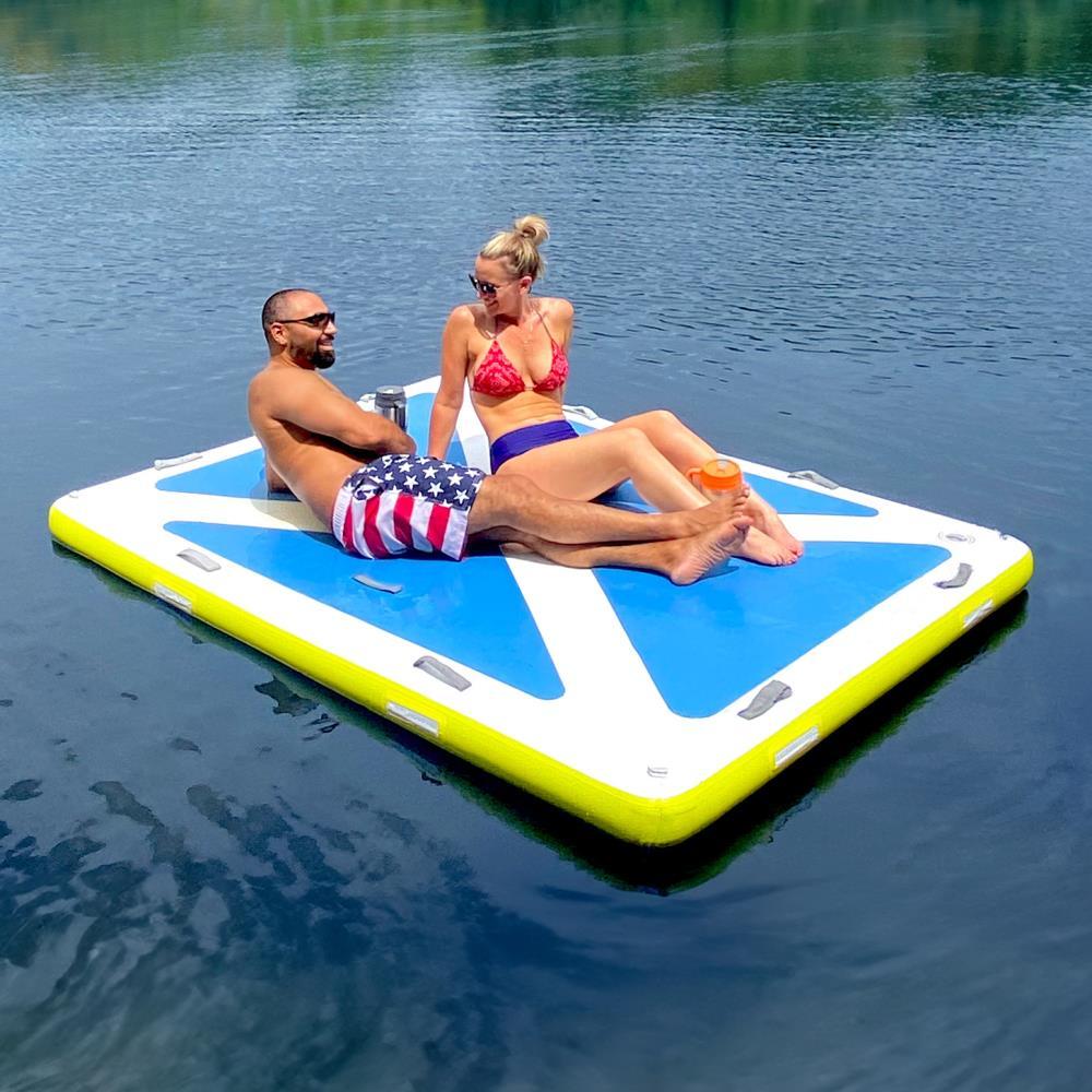 The Inflatable Floating Dock  |   Pool & Water Pool & Water Pool & Water