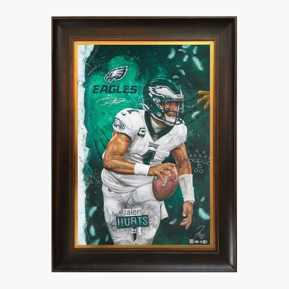 The Jalen Hurts Autographed Portrait  |   Collecting & Memorabilia Collecting & Memorabilia Collecting & Memorabilia