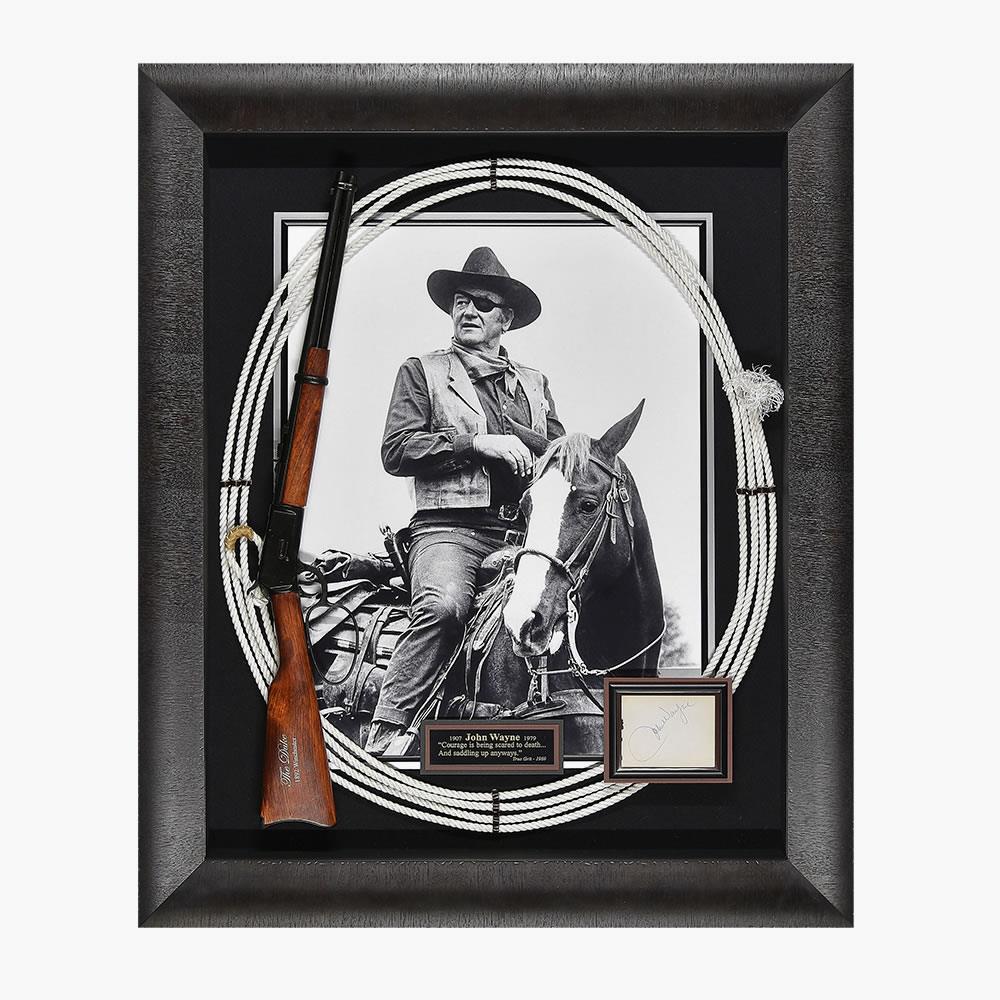 The John Wayne Autographed True Grit Montage  |   Collecting & Memorabilia Collecting & Memorabilia Collecting & Memorabilia