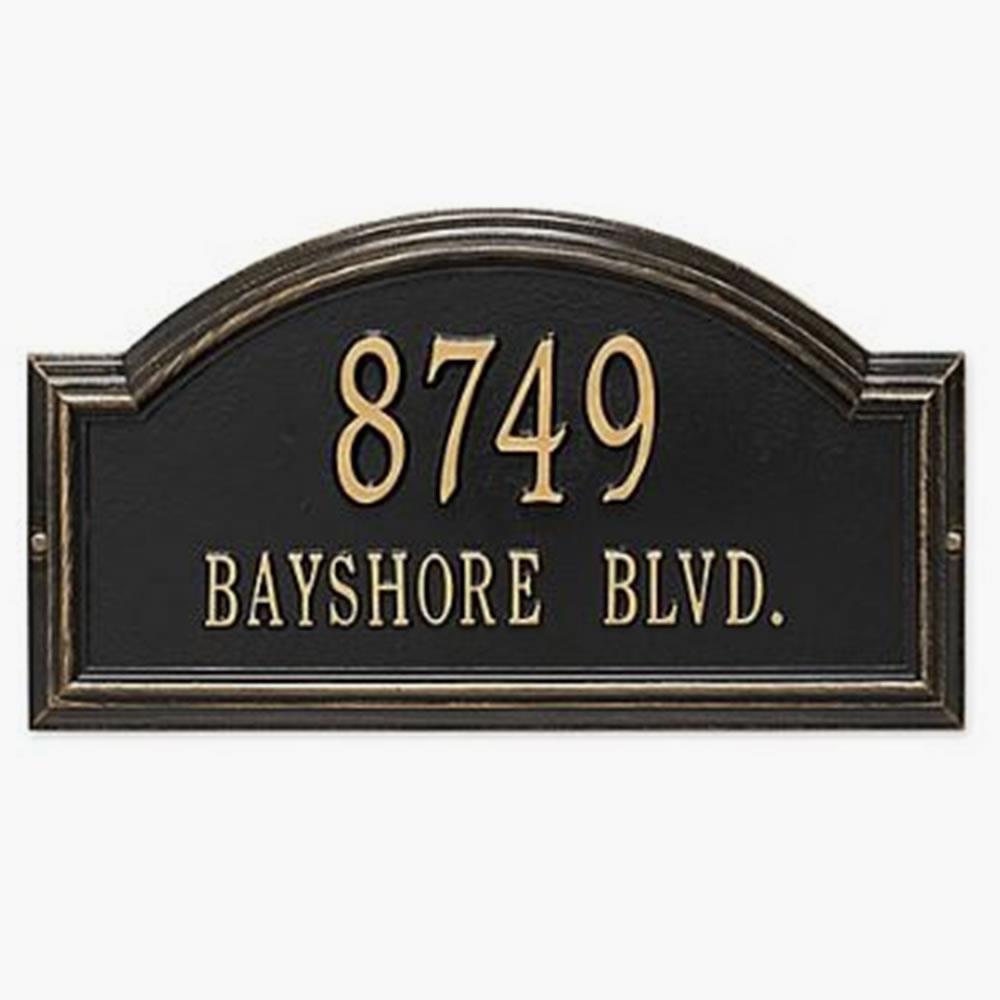 The Landmark Arch Address Wall Plaque  |   Outdoor Lighting & Décor OUTDOOR Outdoor Lighting & Décor