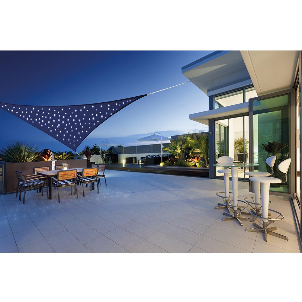 The LED Starry Night Sunshade (Triangle)  |   Outdoor Lighting & Décor OUTDOOR Outdoor Lighting & Décor