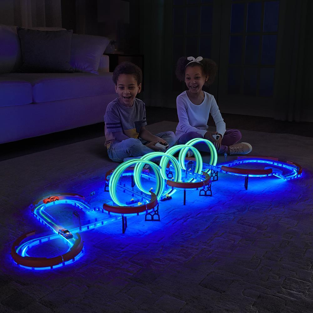 The Luminous Loop-De-Loop Speed Track  |   Remote Control Toys & Robots Remote Control Toys & Robots Remote Control Toys & Robots