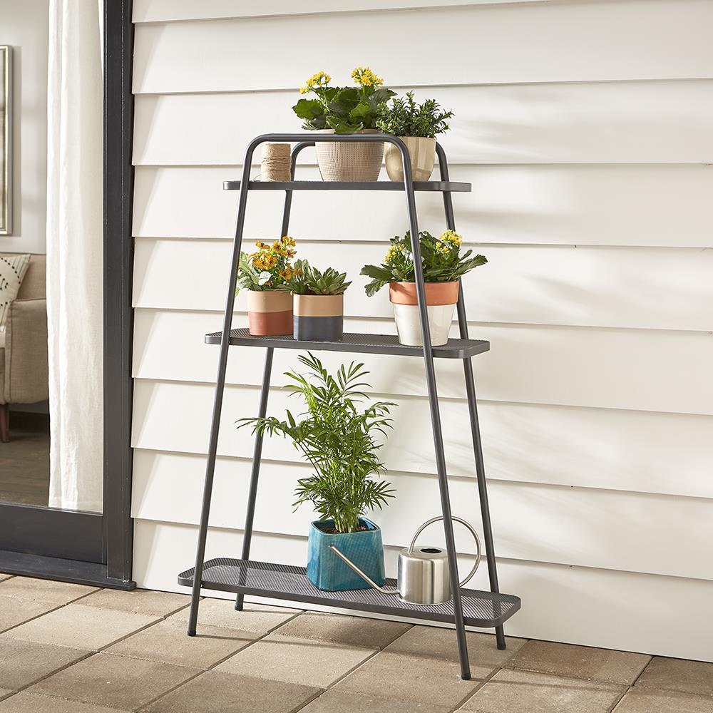 The Mid Century Modern Plant Stand (Three Shelf)  |   Outdoor Lighting & Décor OUTDOOR Outdoor Lighting & Décor