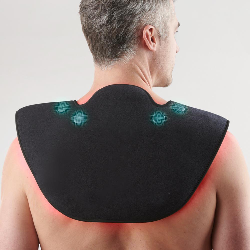 The Neck And Shoulder Vibration And LED Therapy Wrap  |   Pain Relief Pain Relief Pain Relief