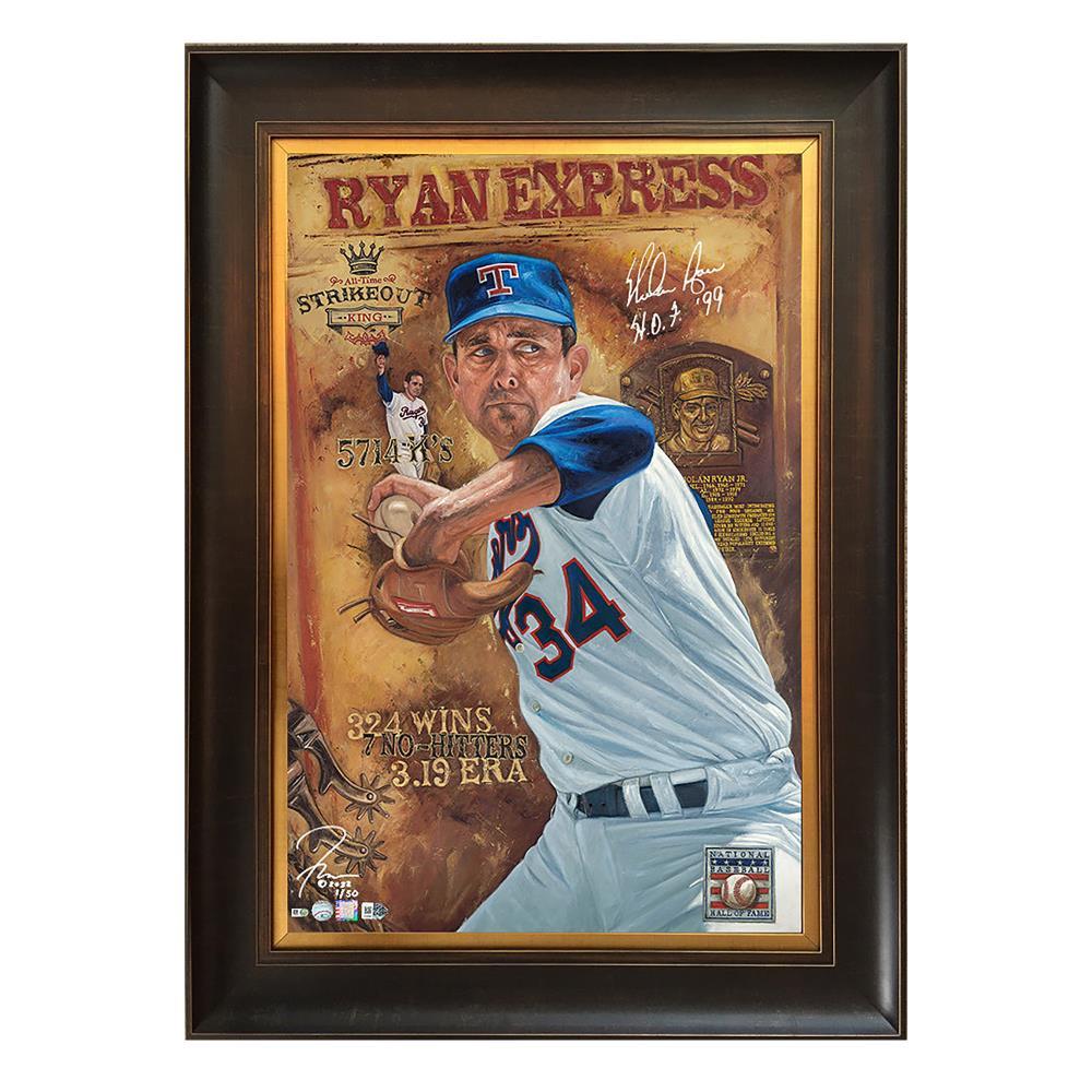 The Nolan Ryan Autographed Portrait  |   Collecting & Memorabilia Collecting & Memorabilia Collecting & Memorabilia