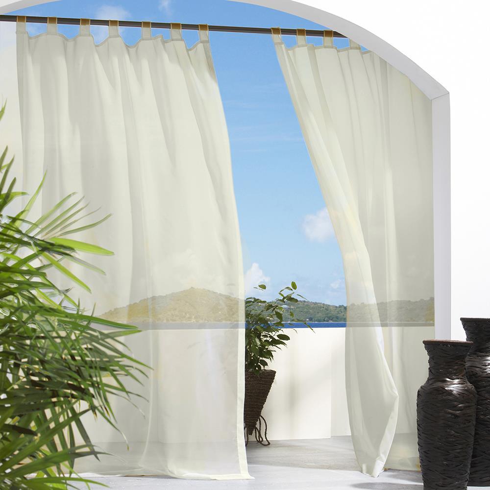 The Outdoor Antigua Curtains (Loop Top Sheer)  |   Outdoor Lighting & Décor OUTDOOR Outdoor Lighting & Décor