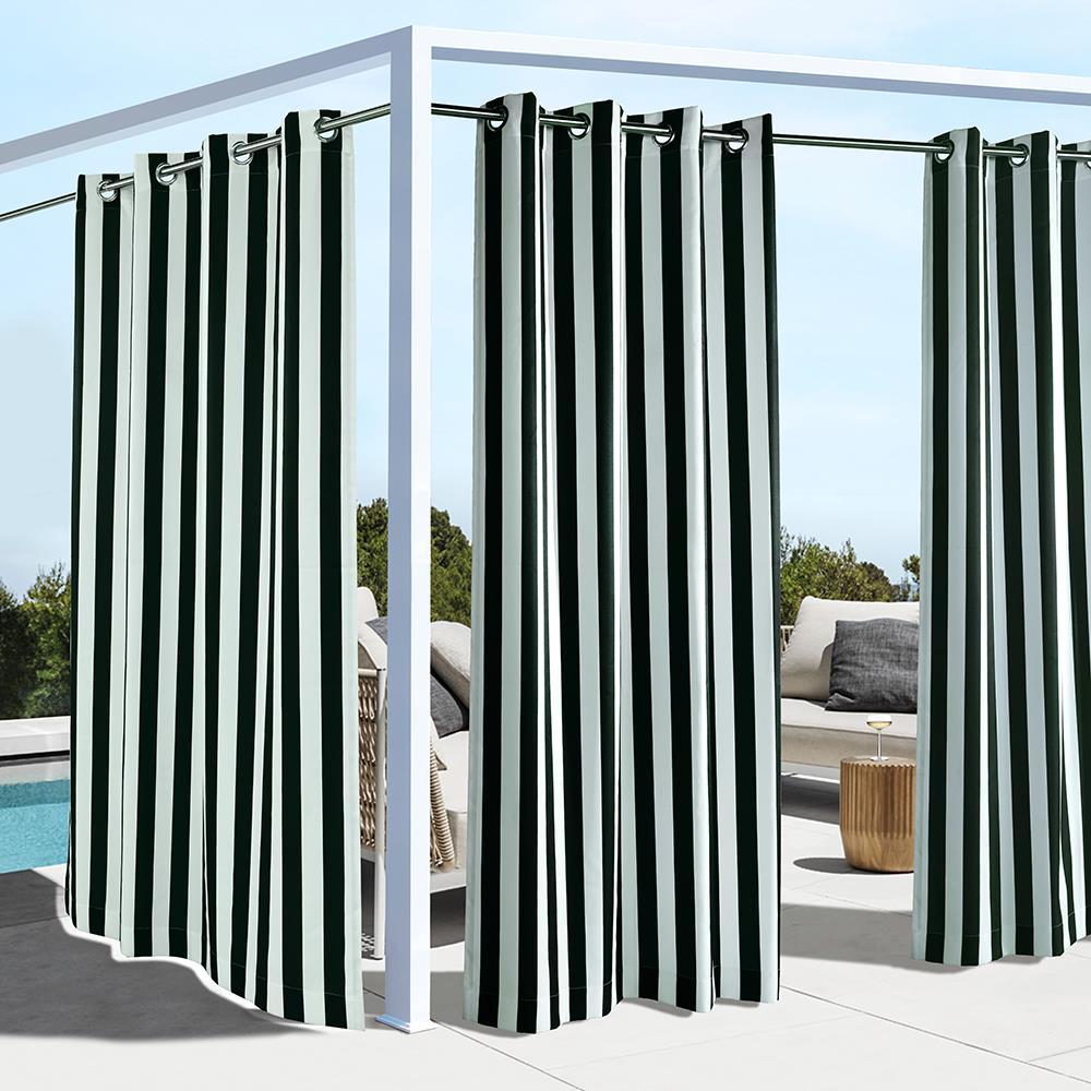 The Outdoor Antigua Curtains (Opaque Stripe)  |   Outdoor Curtains OUTDOOR Outdoor Curtains