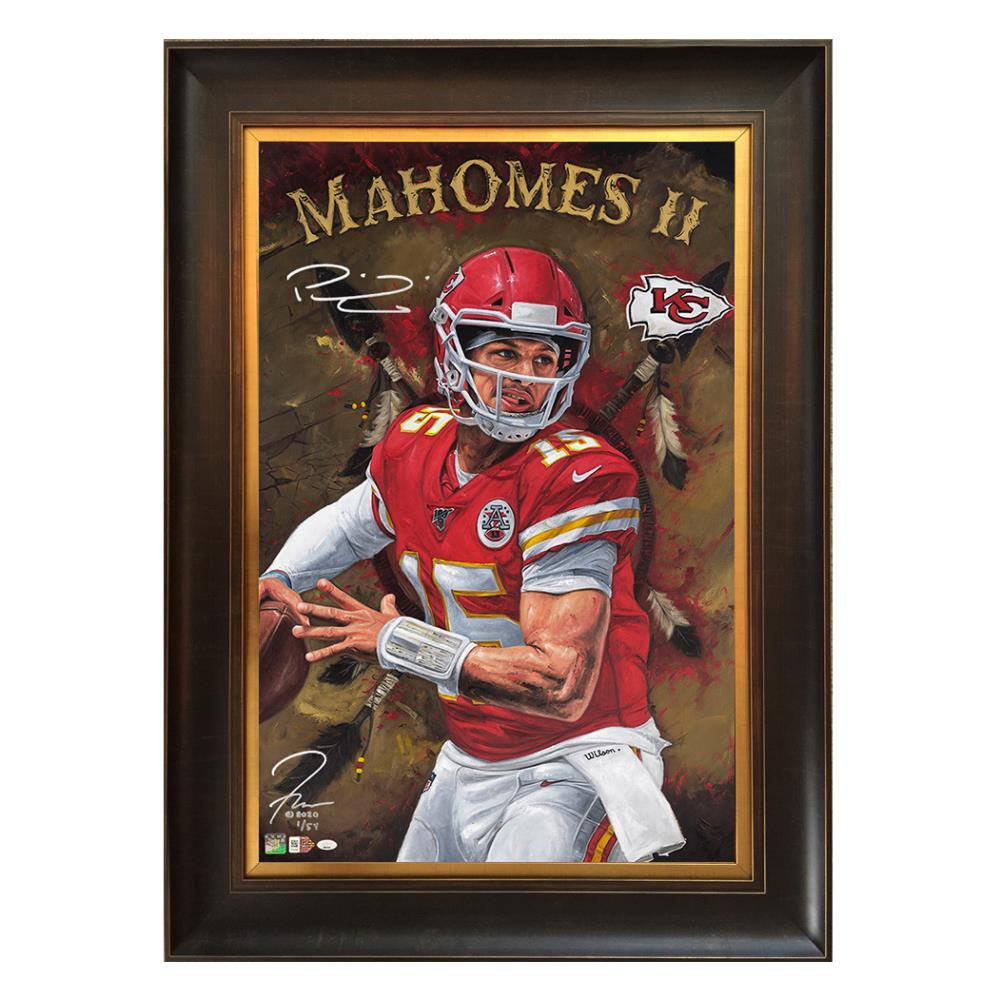 The Patrick Mahomes Autographed Portrait  |   Collecting & Memorabilia Collecting & Memorabilia Collecting & Memorabilia