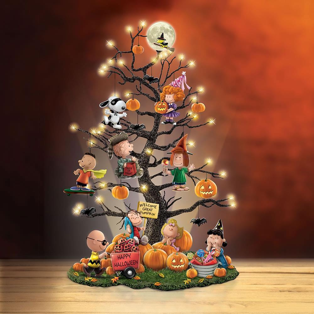 The Peanuts “It’s The Great Pumpkin” Illuminated Halloween Tree  |   Seasonal Collectibles HOLIDAY Seasonal Collectibles