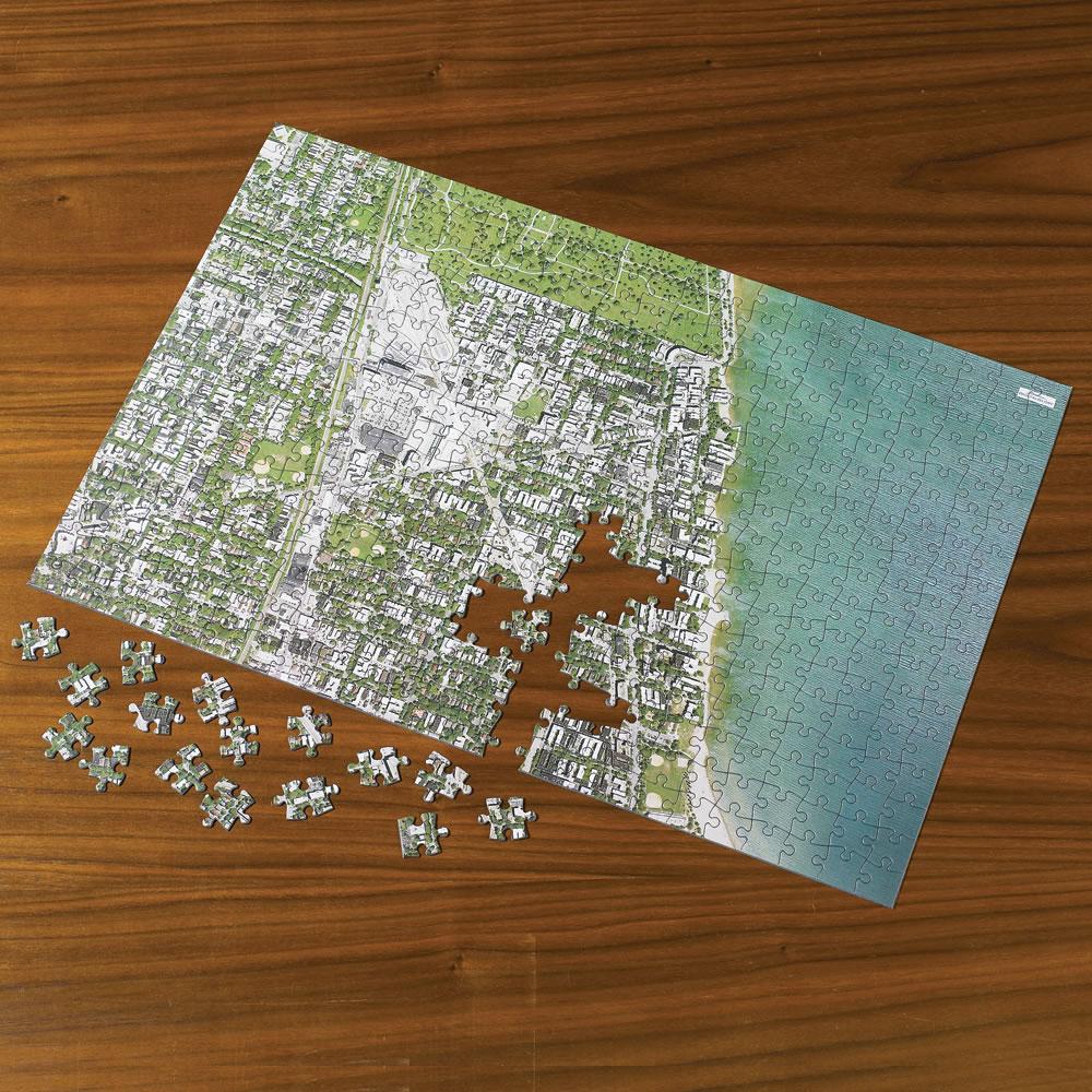 The Personalized Satellite Map Jigsaw Puzzle  |   Puzzles Puzzles