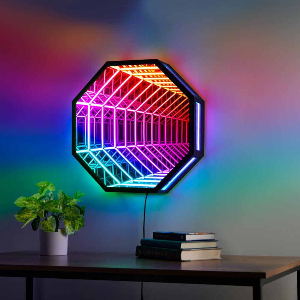 The Prismatic Hyper Tunnel Lightshow Mirror  |   Home Decorating HOME Home Decorating