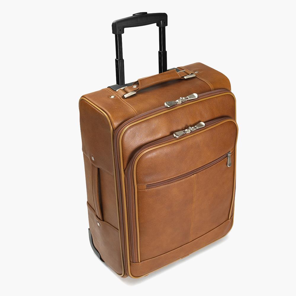 The Rolling Leather Laptop Carry On  |   Luggage Luggage Luggage