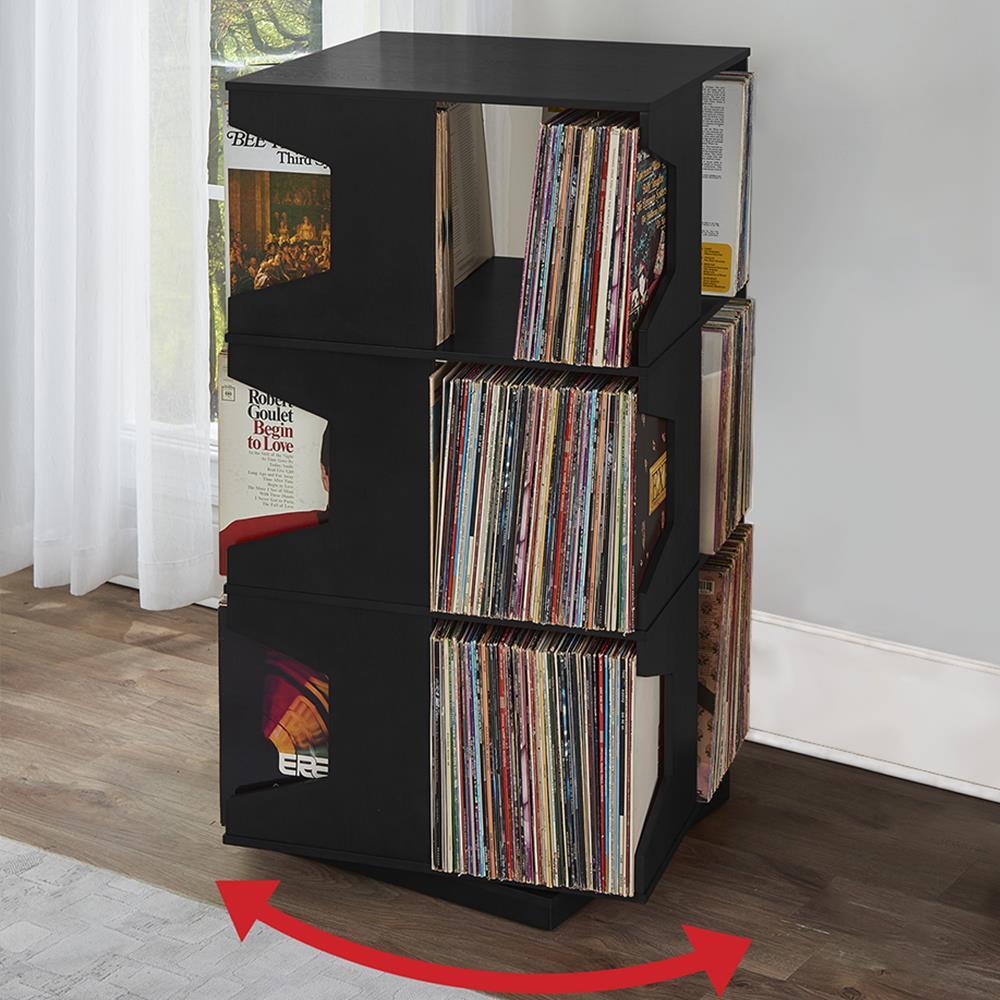 The Rotating LP Storage Tower  |   Storage & Organization HOME Storage & Organization