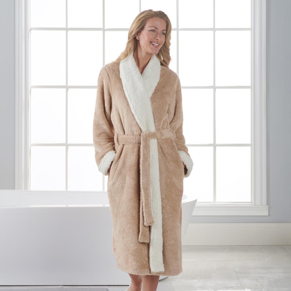 The Sherpa Lined Bathrobe  |   Bath Bath Bath