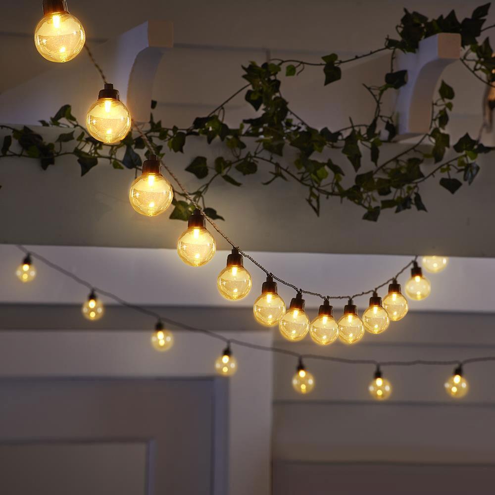 The Solar Decorative G40 String Lights  |   Spring Décor HOLIDAY Spring Décor