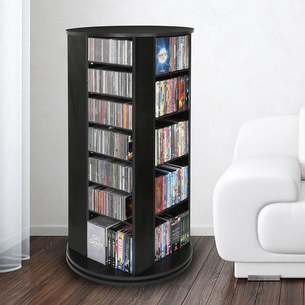 The Space Saving Rotating CD/DVD Tower  |   Art & Music Art & Music Art & Music