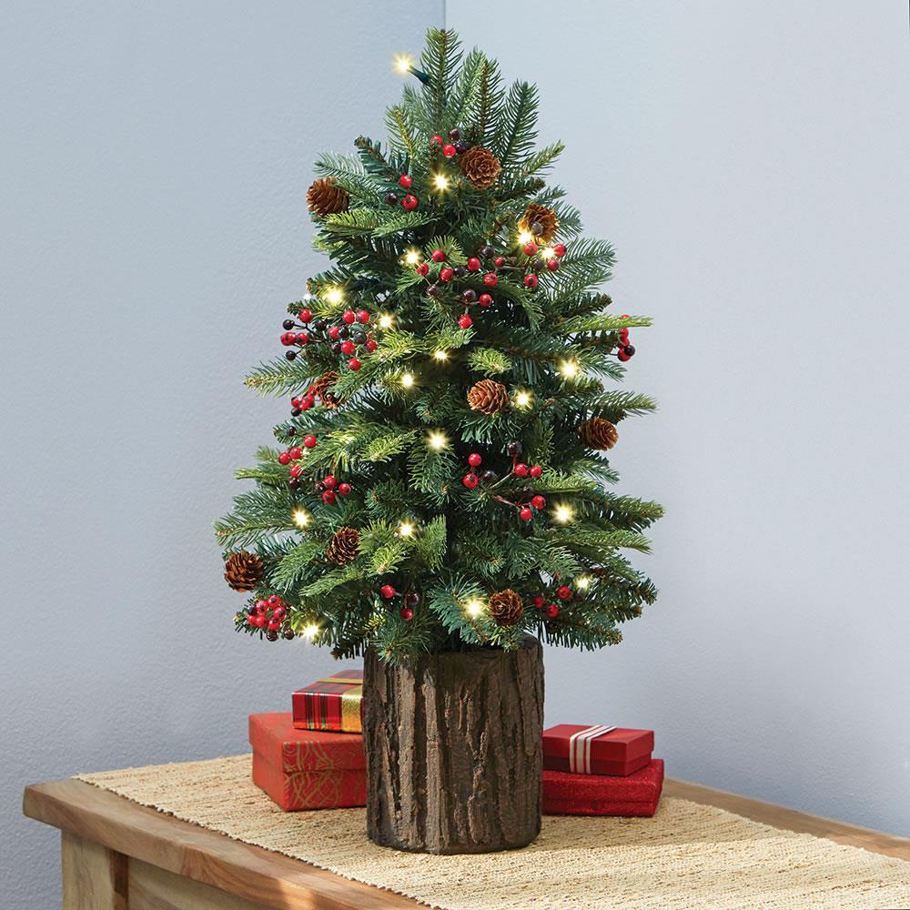 The Tabletop Prelit Christmas Tree  |   Indoor Decorations HOLIDAY Indoor Decorations