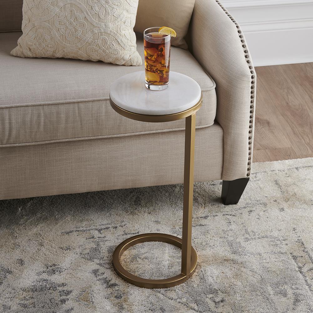 The Tight Space Marble Drink Table  |   Storage & Organization HOME Storage & Organization