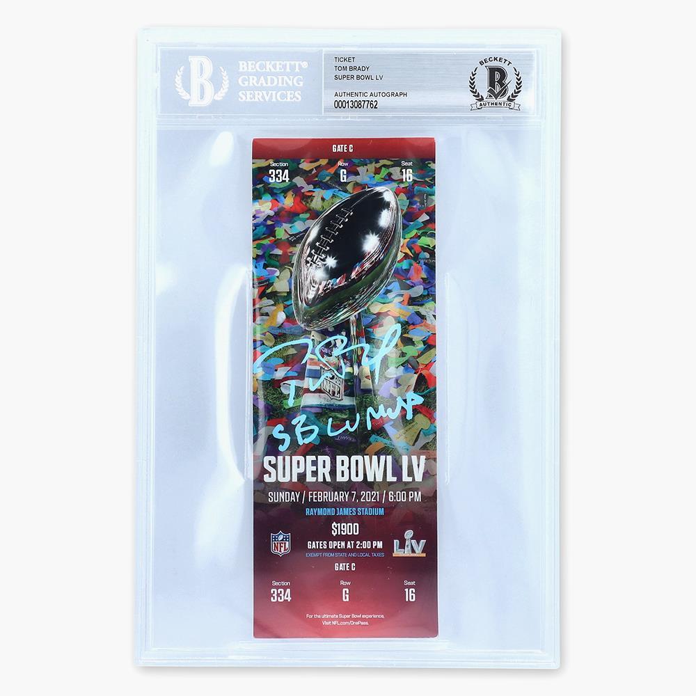 The Tom Brady Autographed Commemorative Superbowl LV Ticket  |   Collecting & Memorabilia Collecting & Memorabilia Collecting & Memorabilia