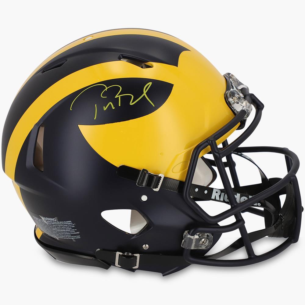 The Tom Brady University Of Michigan Autographed Helmet  |   Collecting & Memorabilia Collecting & Memorabilia Collecting & Memorabilia