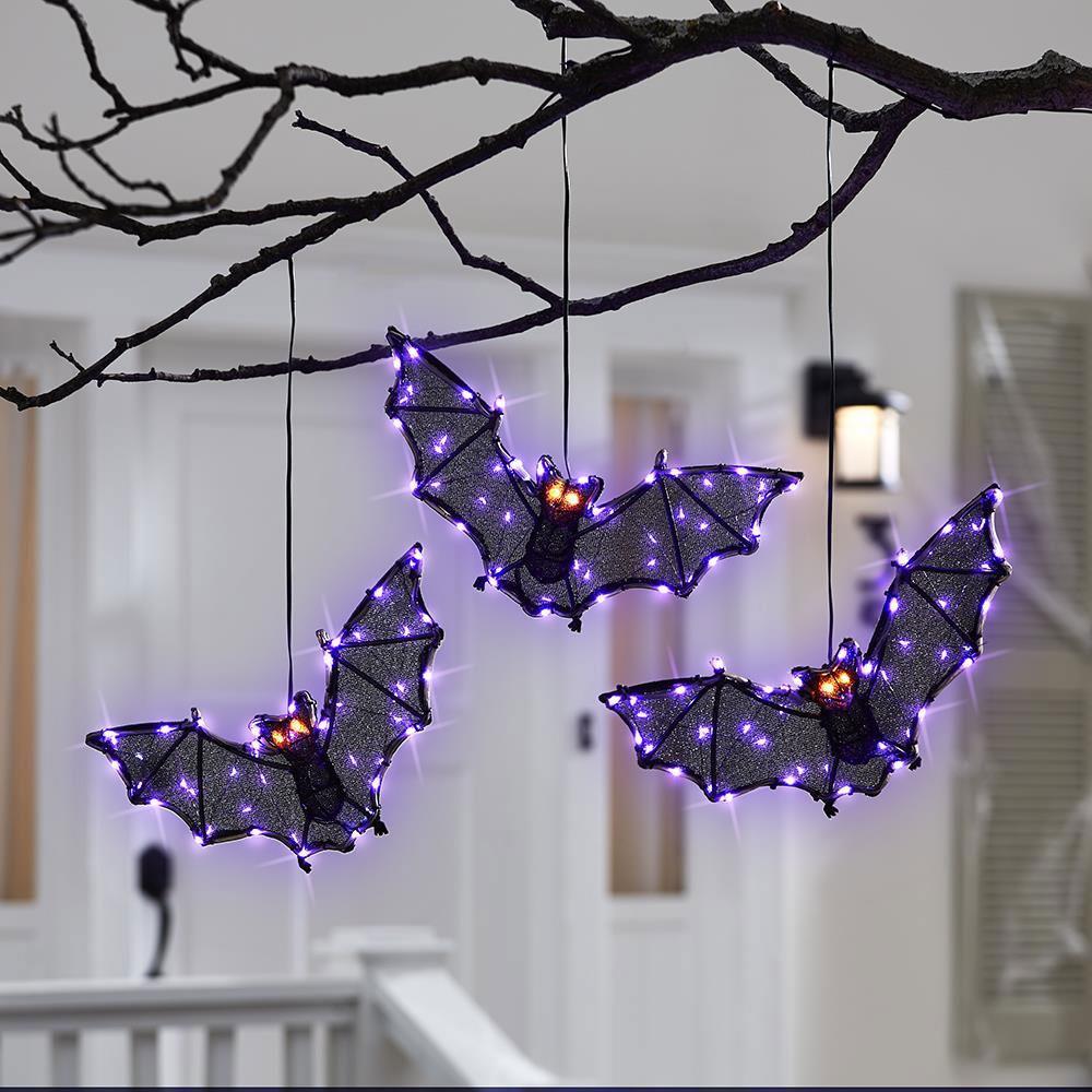 The Twinkling Bat Trio  |   Halloween Décor Halloween Décor Halloween Décor