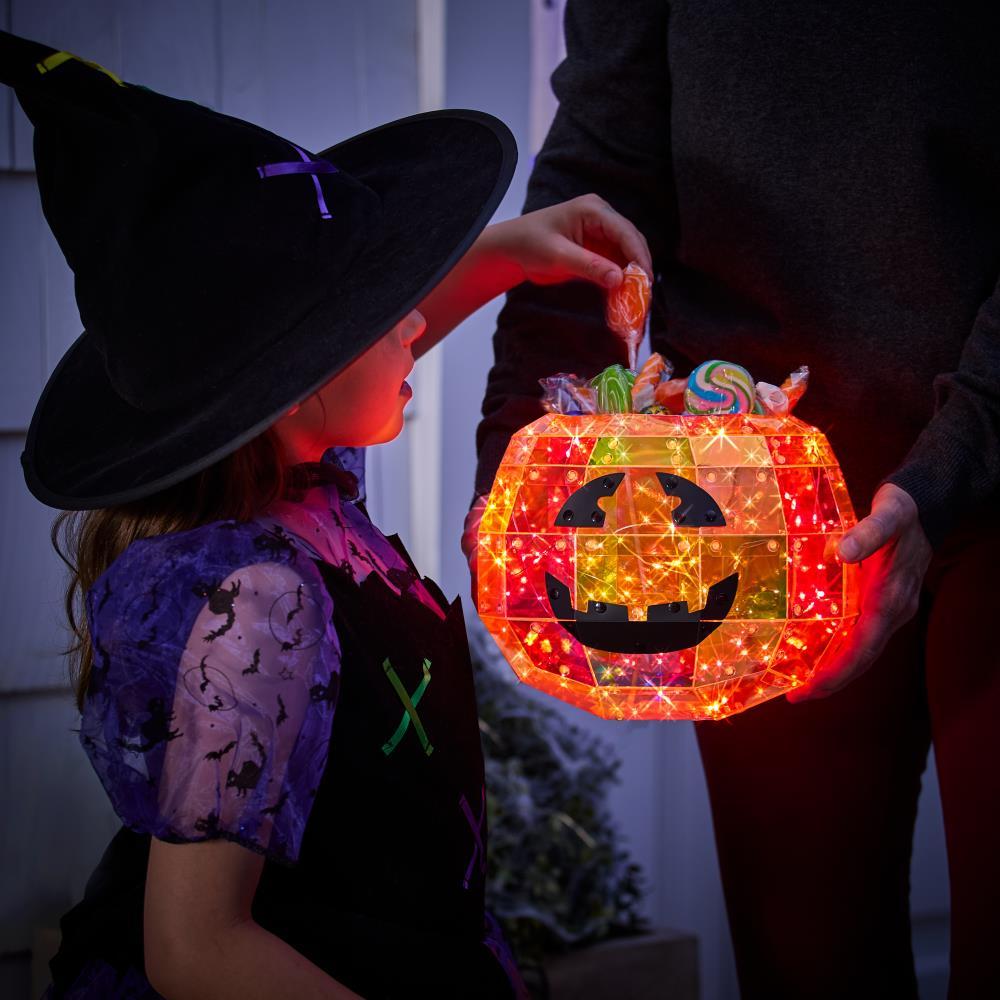 The Twinkling Jack-O’-Lantern Candy Bowl  |   Indoor Decorations HOLIDAY Indoor Decorations