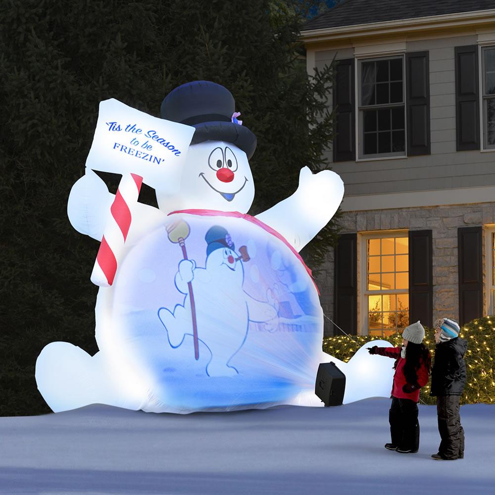 The Video Projecting 10′ Frosty The Snowman  |   Holiday Inflatables HOLIDAY Holiday Inflatables