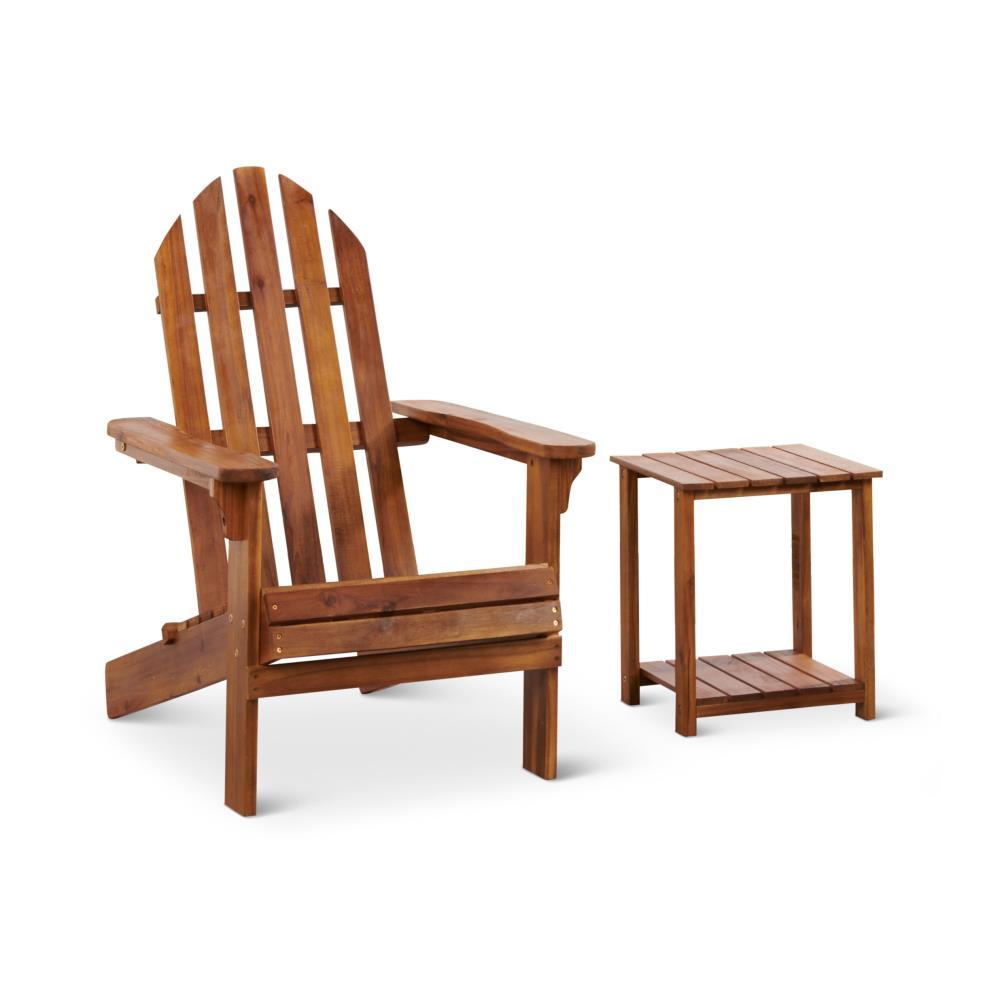 The Weather Resistant Acacia Adirondack Chair  |   Outdoor Furniture OUTDOOR Outdoor Furniture