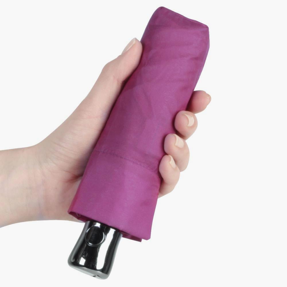 The World’s Smallest Automatic Umbrella (Plum)  |   Travel Essentials TRAVEL Travel Essentials